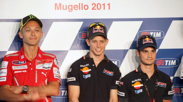 Valentino Rossi dan Casey Stoner