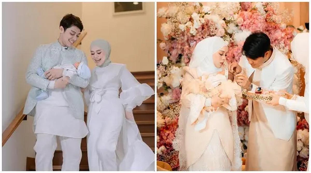 6 Potret Beda Penampilan Lesti Kejora di Akikah Anak Pertama dan Kedua, Memesona