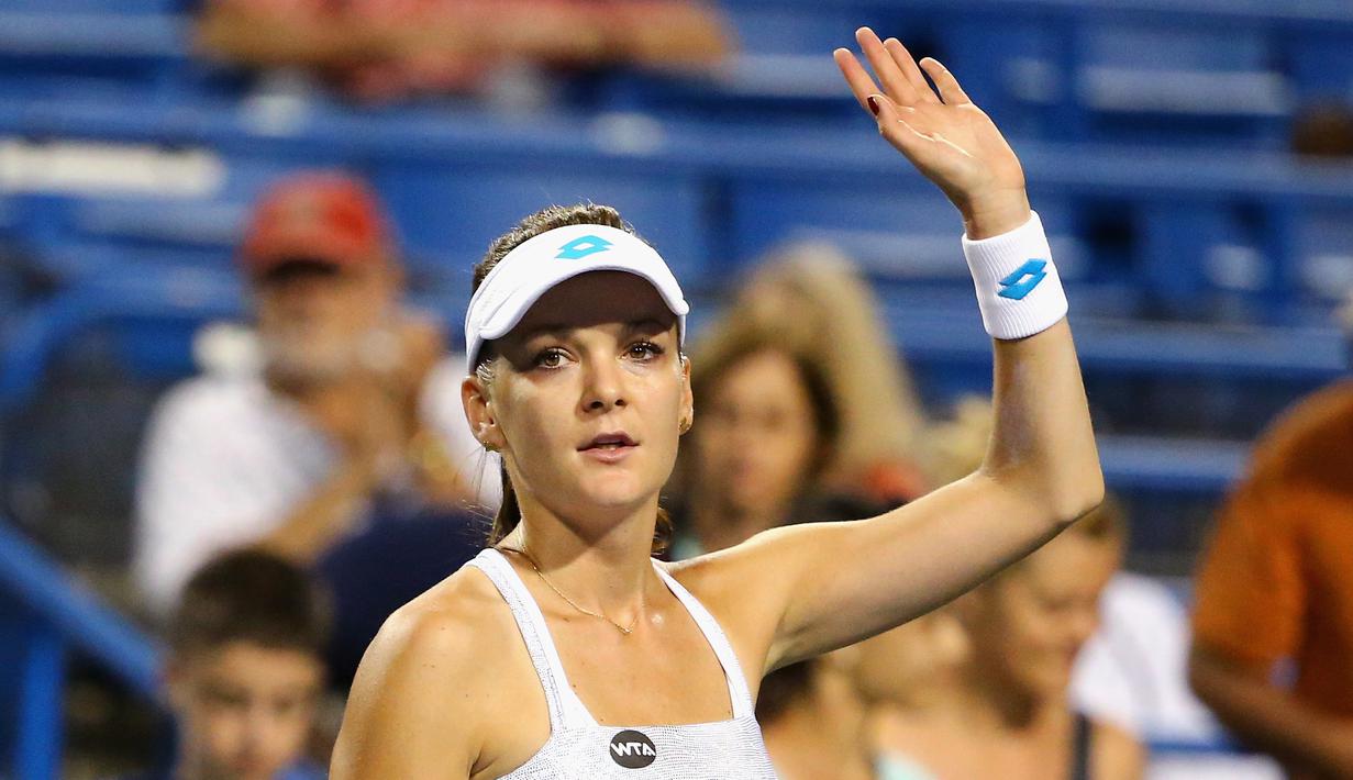 Agnieszka Radwanska adalah petenis Polandia yang telah mengoleksi 18 gelar WTA. (Maddie Meyer/Getty Images/AFP)