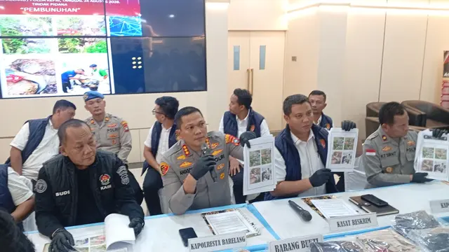 Kapolresta Barelang Kombes Pol Anggoro Wicaksono beserta Jajarannya Mengungkap Pembunuhan Istri di Batam