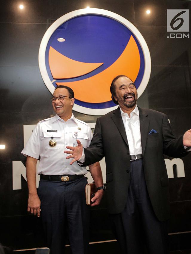 Anies Baswedan Bertemu Surya Paloh