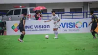 Andriyansyah saat menjalani debut bersama PSIM di Stadion GBLA melawan Persikab Bandung, Senin (18/12/2023). (Dok. PSIM Yogyakarta)