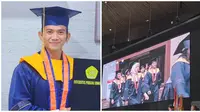 Setahun Setelah Sidang Skripsi, Ini 6 Potret Wisuda Rizki DA Didampingi Hersa Rahayu