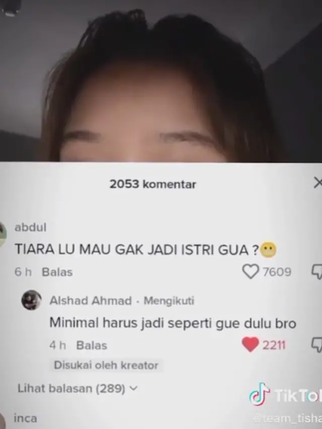 Lamaran Nyeleneh kepada Tiara Andini