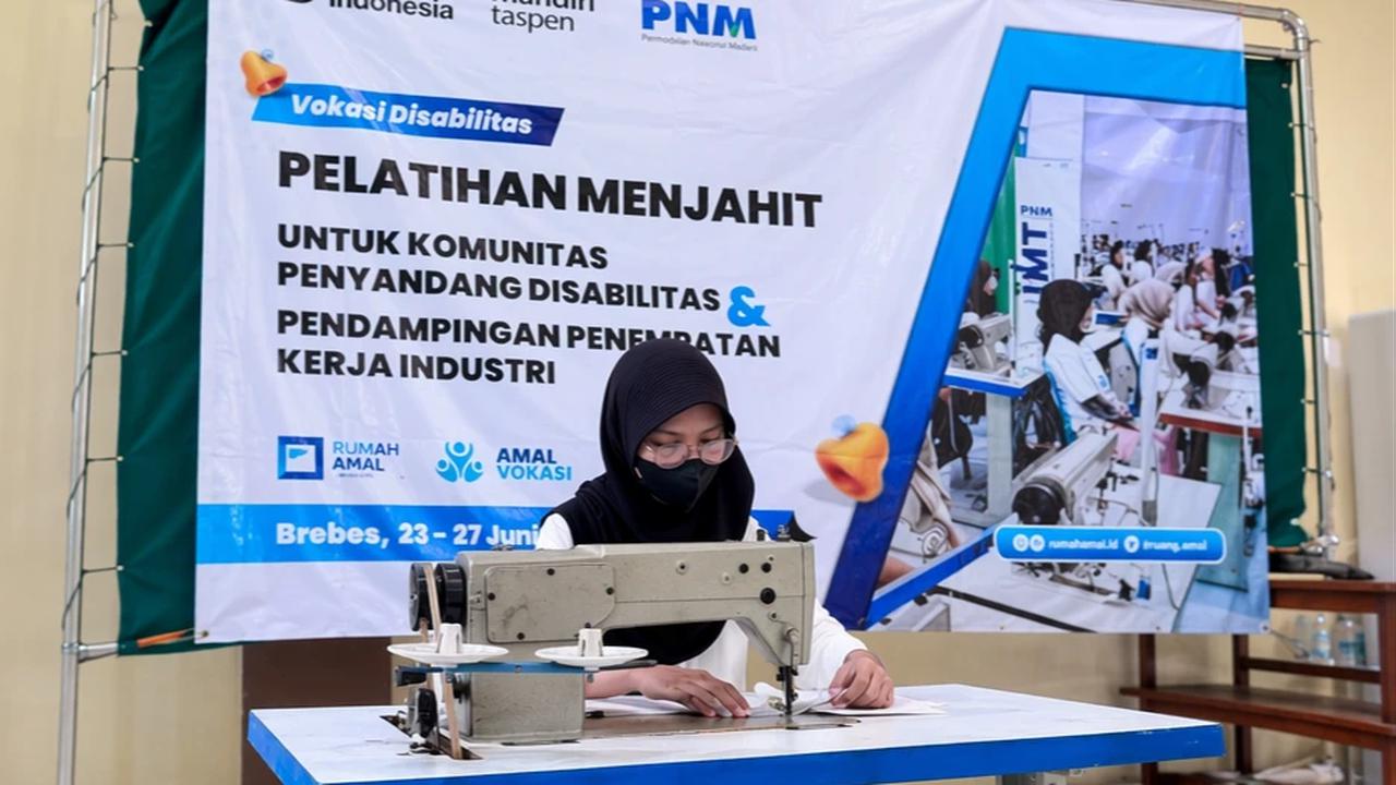 PNM Gelar Pelatihan Vokasi Menuju Kemandirian untuk Difabel