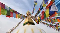 Boudhanath Stupa, kuil besar di tengah kota Nepal (pixabay)