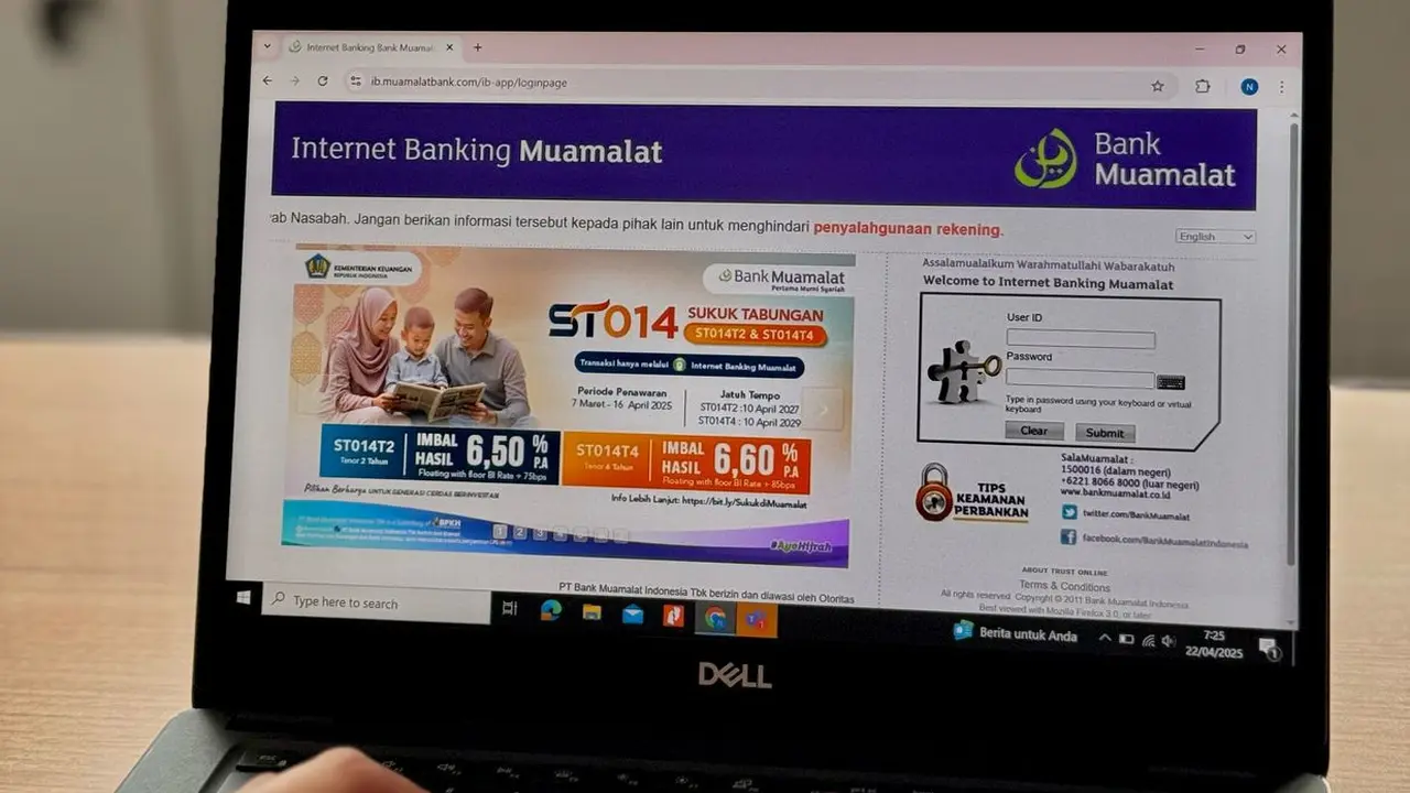 PT Bank Muamalat Indonesia Tbk menawarkan pemesanan Sukuk Tabungan seri ST014