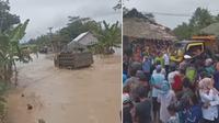 Truk terobos banjir (Instagram/@andreli_48)