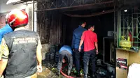 Kebakaran ruko di Jalan Seroja, Medan, Sumut