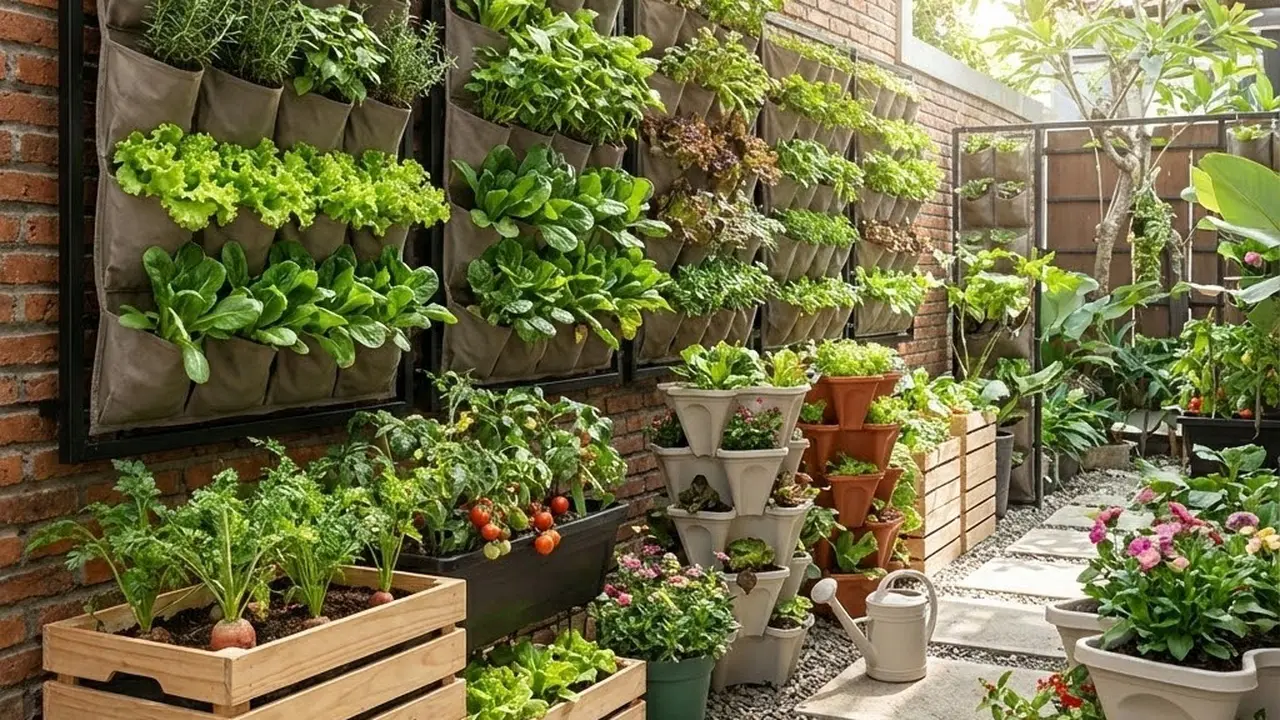 Model Kebun Sayur Rumah Urban Farming