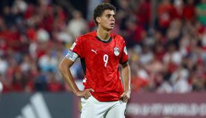 Hamza Abdelkarim saat memperkuat Timnas Mesir pada ajang Piala Afrika 2025. (Istimewa)