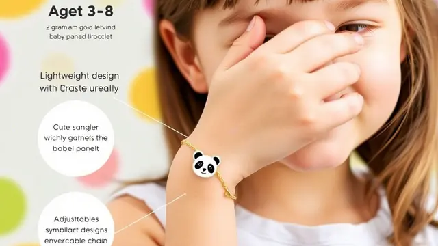 Gelang Emas Model Baby Panda 2 Gram