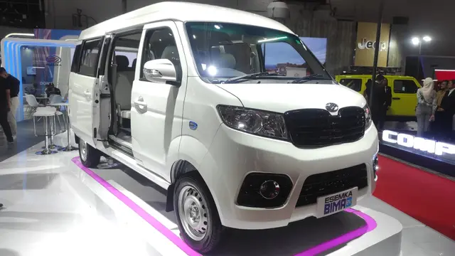 Mobil Listrik Esemka Bima di Pameran IIMS 2023 (Arief/Liputan6.com)