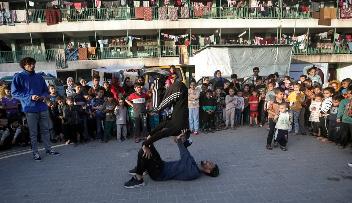 Berdasarkan angka tersebut, 40 persen kematian di Gaza dialami oleh anak-anak. PBB menyebut bahwa hal ini belum pernah terjadi sebelumnya. (AP Photo/Mohammed Dahman)