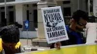 Aksi Solidaritas Aktivis Salim Kancil Terus Mengalir