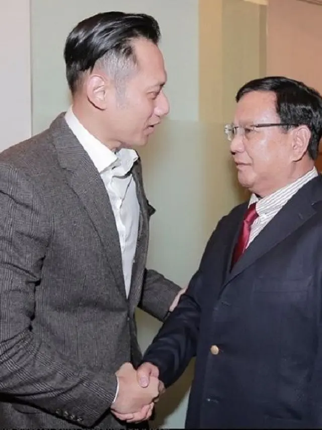 Prabowo dan AHY Jabat Tangan Erat di RSPAD (Instagram)