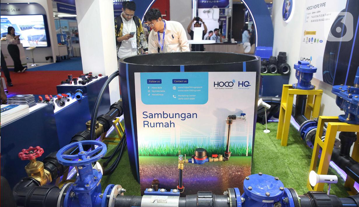 Rangkaian pameran merupakan hasil kolaborasi Napindo dengan Kementerian Pekerjaan Umum dan Perumahan Rakyat (PUPR) Republik Indonesia serta asosiasi-asosiasi pendukung lainnya. (Liputan6.com/Angga Yuniar)