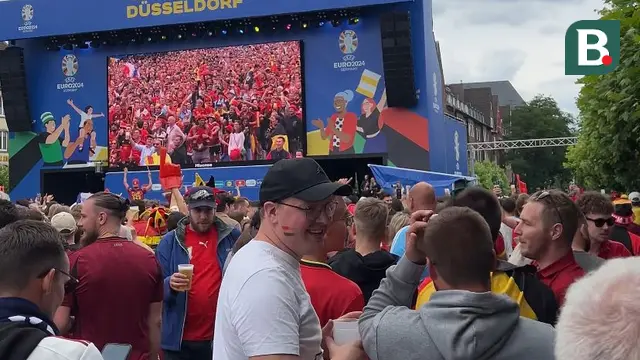 Prancis vs Belgia, Fan Zone Euro 2024