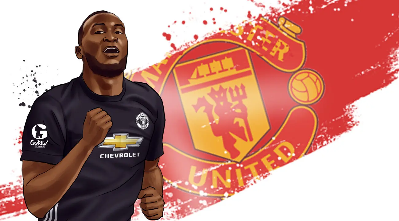 Romelu Lukaku striker Manchester united (Gorila Sport)