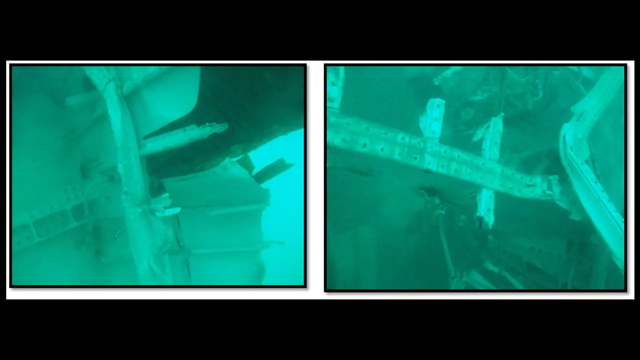 Penampakan Ekor AirAsia QZ8501 yang Berhasil Ditemukan