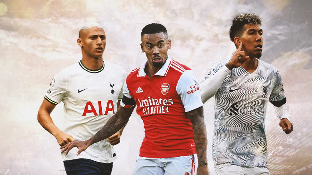 Ilustrasi - Richarlison, Gabriel Jesus, Roberto Firmino