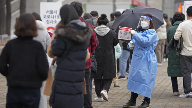 Korea Selatan Alami Lonjakan 7 Ribu Lebih Kasus Covid-19
