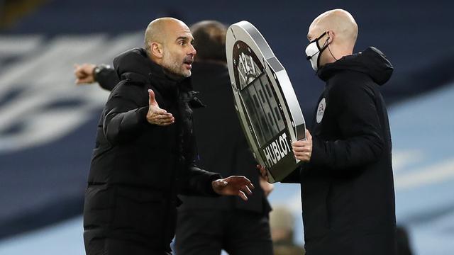 Manchester City Gagal Menang, Pep Guardiola Protes Ofisial Wasit