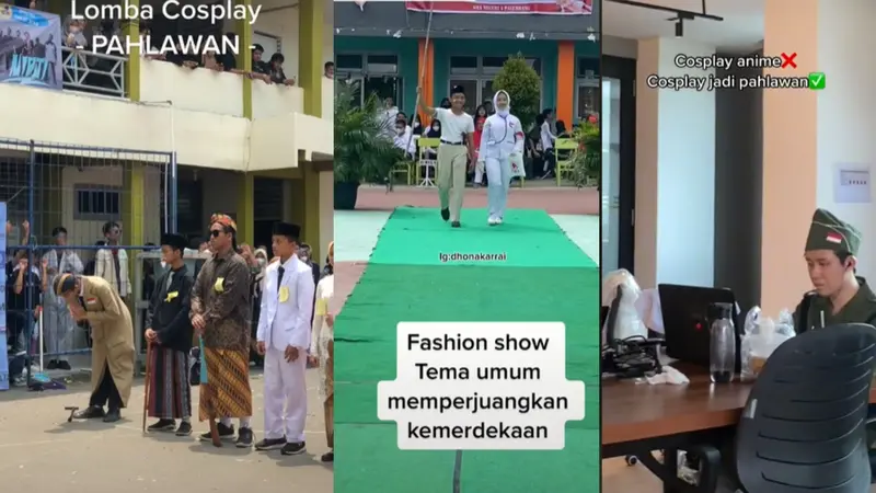 Hasil Tangkap Layar Cosplay Hari Pahlawan