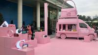 The Coach Tabby Tour Pop-up Media Event di Senayan City, Jakarta, 15 Maret 2023. (Liputan6.com/Asnida Riani)