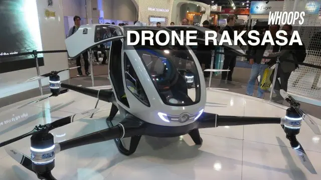 WHOOPS: Pertama di Dunia, Drone yang Mampu Membawa Penumpang