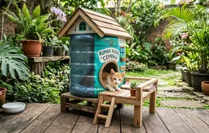 6 Ide DIY Rumah Kucing Outdoor dari Galon Bekas, Mudah Dibuat dan Nyaman untuk Anabul