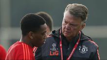 Manajer Manchester United, Louis van Gaal, terkejut dengan konsistensi Anthony Martial. (Action Images via Reuters / Lee Smith)