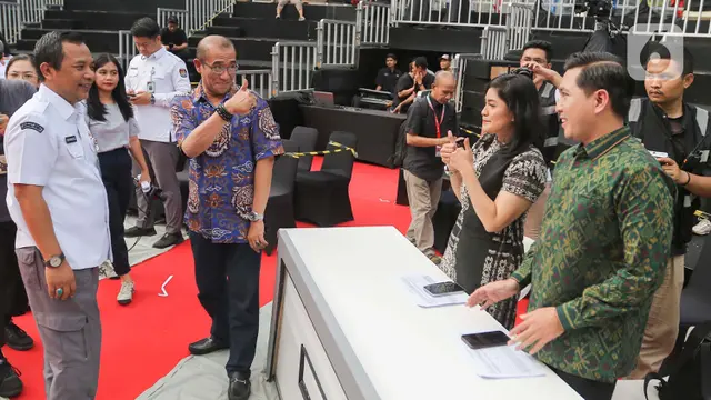 Ketua KPU Hasyim Asy'ari Pastikan Kesiapan Debat Pertama Capres/Cawapres Pemilu 2024