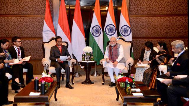 Jokowi Lakukan Pertemuan Bilateral dengan PM Narendra Modi