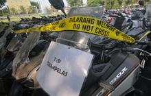 FOTO: Bareskrim Ungkap Kasus Tindak Pidana Fidusia Jaringan Internasional, Amankan 675 Unit Sepeda Motor