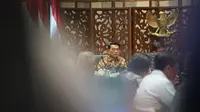 Kepala Staf Kepresidenan Moeldoko saat mengikuti kegiatan One Map Policy Summit 2024, di Jakarta, Kamis (11/7/2024). (Istimewa)