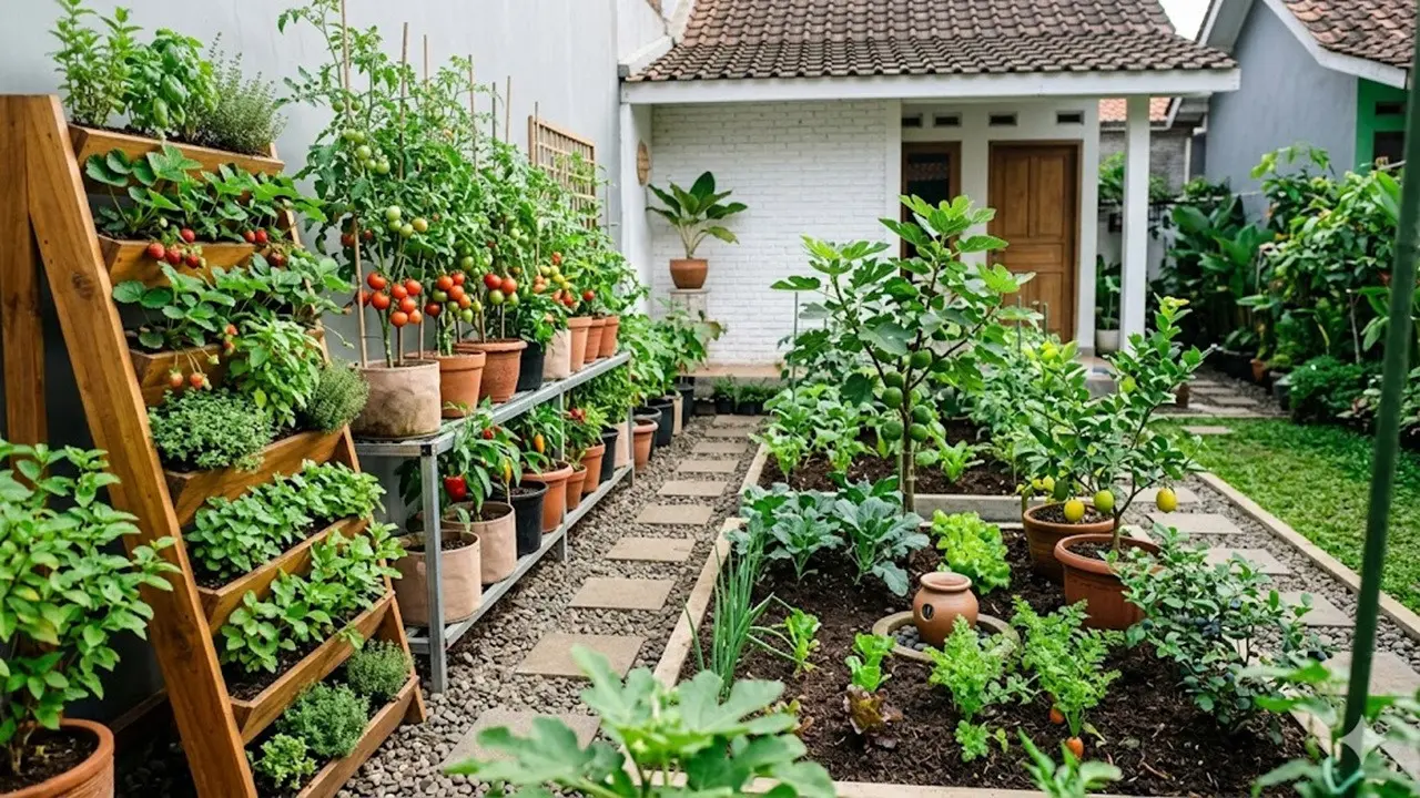Desain Kebun Buah di Halaman Sempit