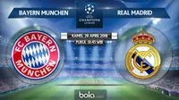 Nonton Live Streaming Liga Champions SCTV: Bayern Munchen Vs Real Madrid