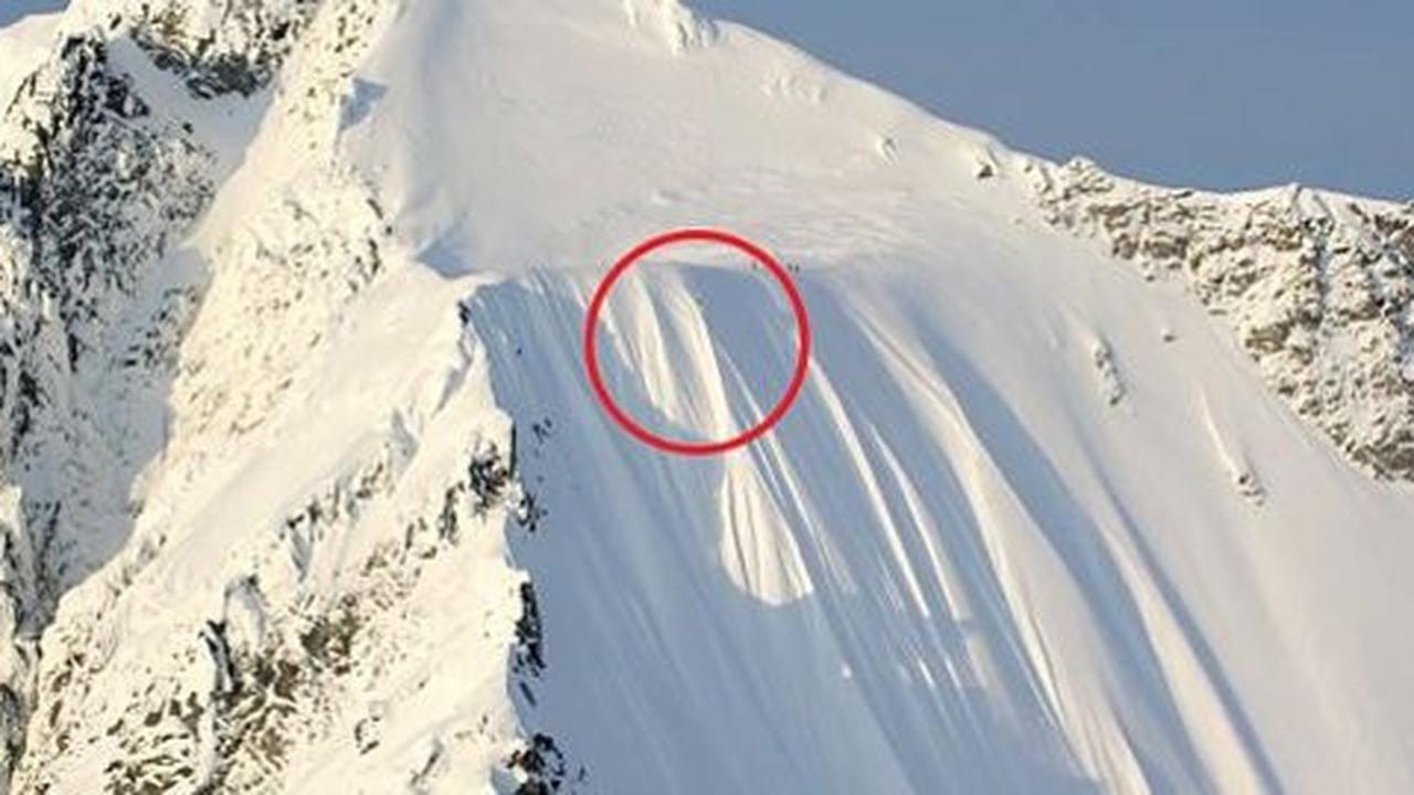 Atlet ski terhempas nyaris 500 meter di gunung salju terekam kamera