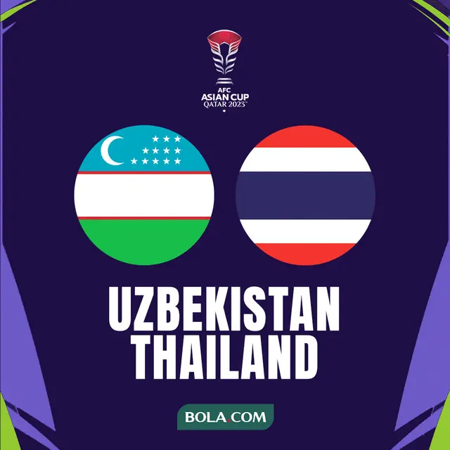 Piala Asia - Uzbekistan Vs Thailand