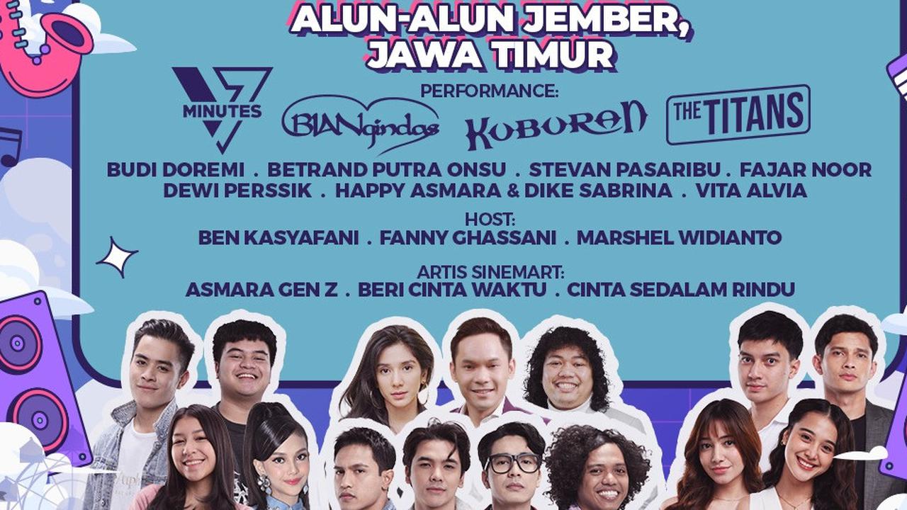 Karnaval SCTV Ramaikan Jember, Budi Doremi hingga Dewi Perssik Bakal Tampil Spesial