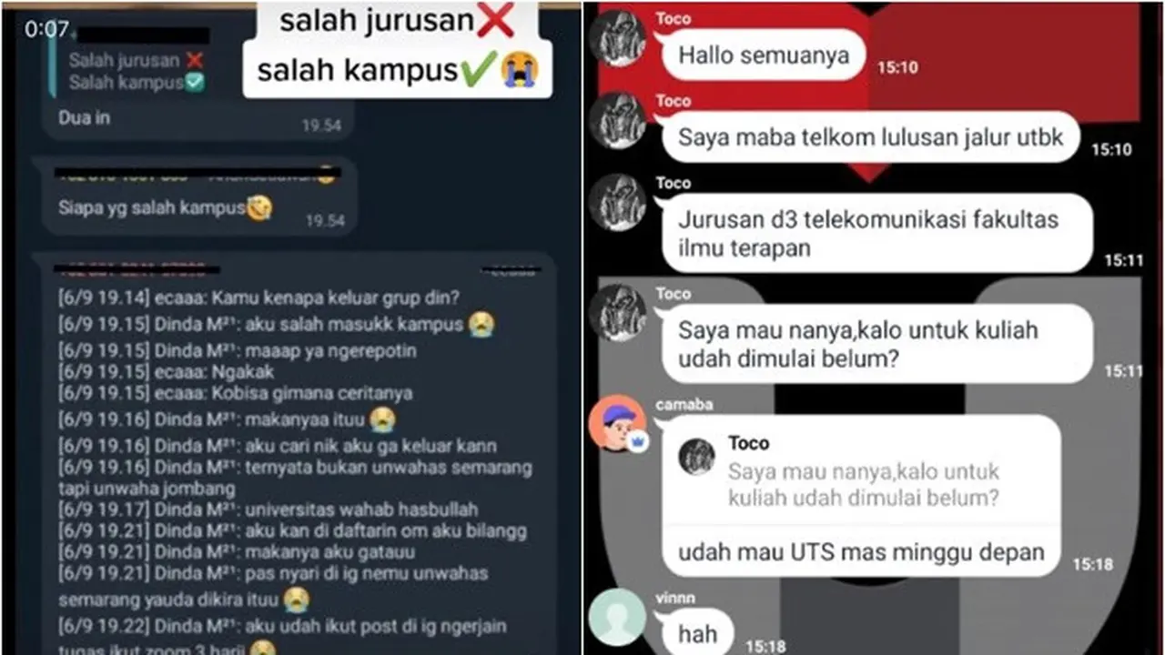 6 Momen Lucu Mahasiswa Salah Masuk Grup Kampus Ini Bikin Geleng Kepala