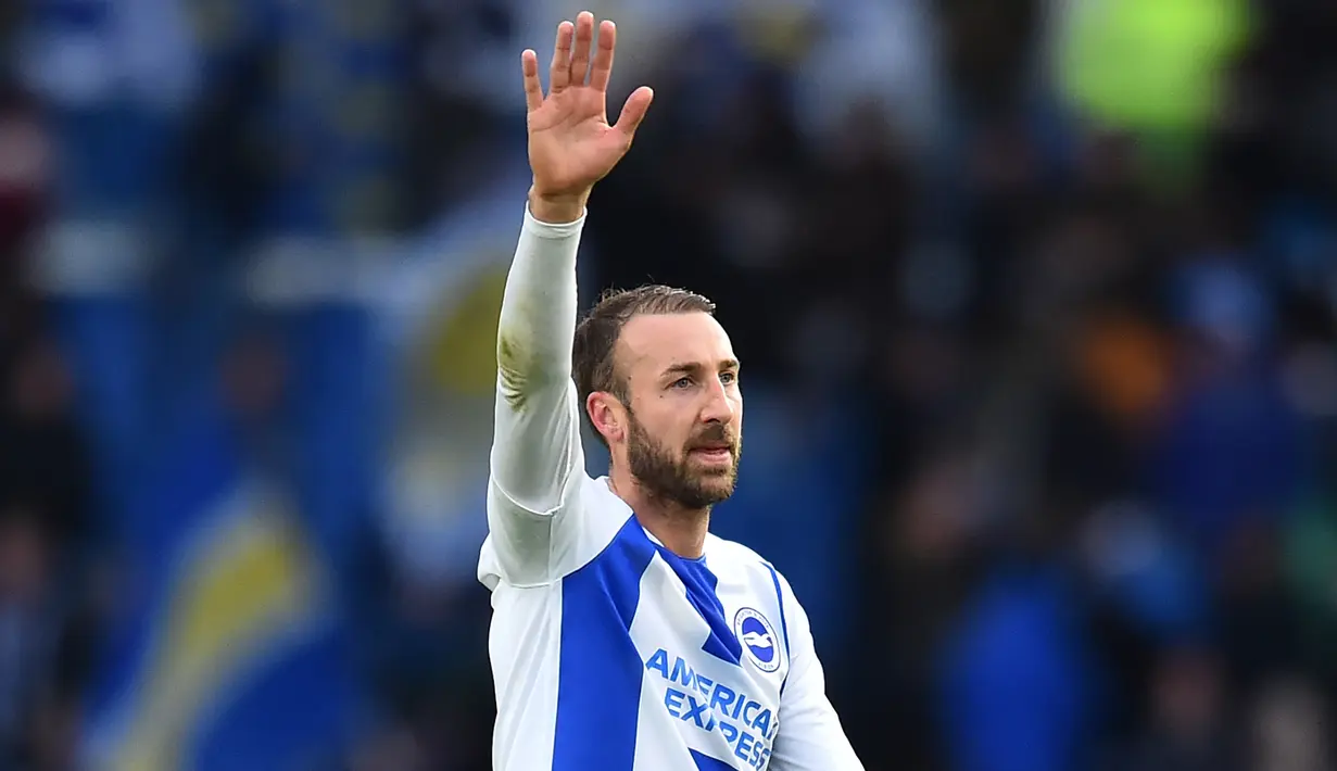 6. Glenn Murray (Brighton) - 8 Gol. (AFP/Glyn Kirk)