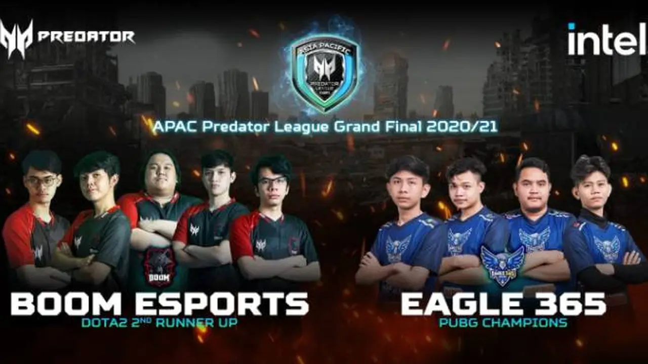 Tim esport Boom Esports dan Eagle 365. Dok: Acer Indonesia