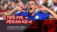 Berita video tips FPL 2019 pekan ke-4 soal andalan yang bisa dipakai selain Teemu Pukki, Raheem Sterling, dan Mohamed Salah di tim fantasy kalian.