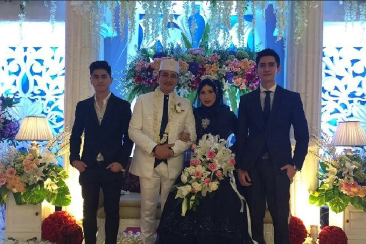 Ivan Fadilla resmi menikah dengan Sarni, anggota DPRD Kota Bogor. (Instagram/bramastavrl)