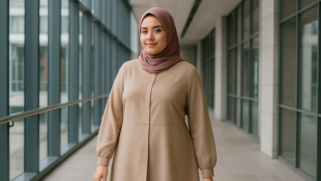 Model Tunik Panjang untuk Badan Gemuk