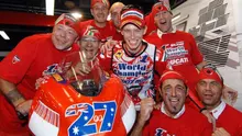 Casey Stoner saat menjadi juara dunia MotoGP bersama Ducati pada 2007. (MotoAus.com)