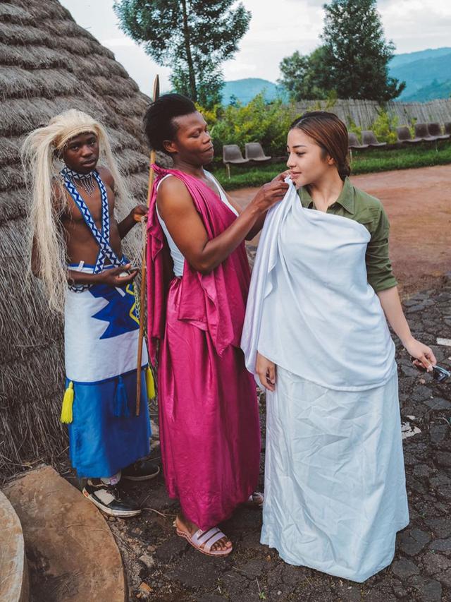 Potret Nikita Willy Belajar Budaya Nyungwe (sumber: instagram/nikitawillyofficial94)