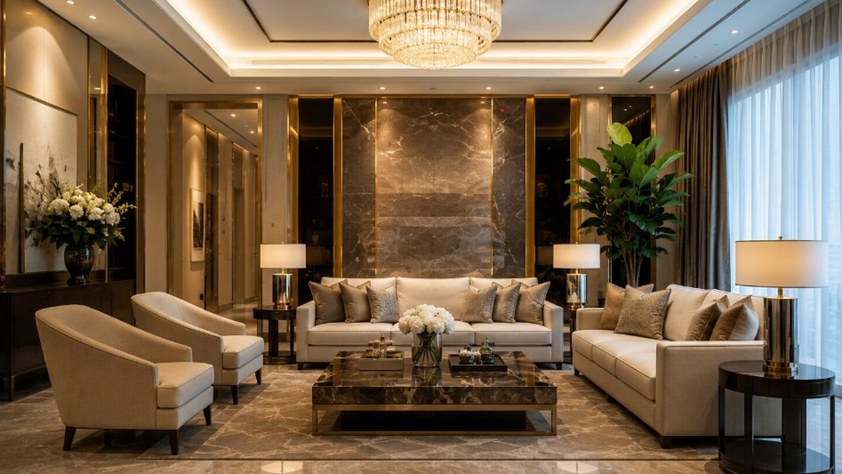 7 Dekorasi Ruang Tamu Ala Hotel Bintang Lima, Terlihat Mewah dan Elegan